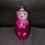 B927 oude kerstbal panda beer 8,5 cm, Diversen, Kerst, Ophalen of Verzenden, Gebruikt