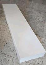 Zwevende plank, wit gelakt, 7x20x85cm, Ophalen of Verzenden, Zo goed als nieuw