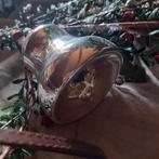 Glazen oude kerstklok met klepel 11cm groot, Ophalen of Verzenden