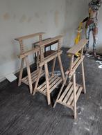 IKEA MITTBACK Schragen (3 stuks) - Verstelbaar, Huis en Inrichting, Tafelonderdelen, Ophalen, Rechthoekig, 50 tot 100 cm