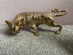 Gouden Tijger Beeld sissy boy goud, Verzamelen, Beelden en Beeldjes, Ophalen of Verzenden, Zo goed als nieuw, Dier