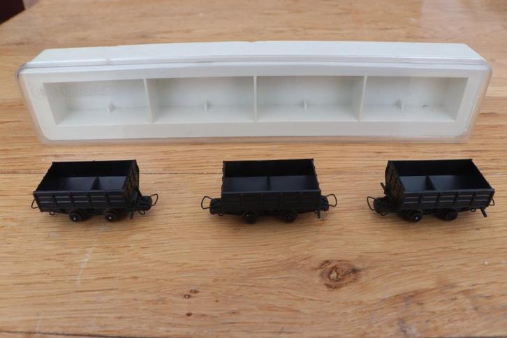 3 x Roco Minitrains 34506 H0e kolen wagen wagon trein rails, Hobby en Vrije tijd, Modeltreinen | H0, Nieuw, Wagon, Gelijkstroom
