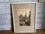 Echte oude ets van Hendrik de Laat, Antiek en Kunst, Ophalen of Verzenden