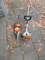 Tuinset: Bosmaaier, Bladblazer, Heggenschaar (Zonder Accu), Tuin en Terras, Ophalen of Verzenden, Gebruikt, Benzine, Stihl