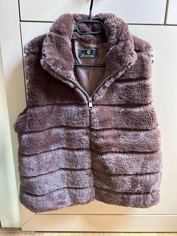 Catch me gilet bruin - één maat (ongv 38 t/m 42) beschikbaar voor biedingen