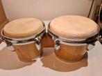 Prachtige houten Bongo-trommel set, 19 en 16 cm., Muziek en Instrumenten, Ophalen, Zo goed als nieuw, Trommel