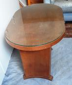 sierlijke vintage eiken salontafel, Huis en Inrichting, Tafels | Salontafels, Ophalen, Gebruikt, 50 tot 100 cm, 50 tot 75 cm