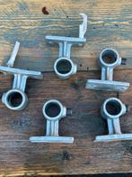 Gordijnsteun voor roede - 5 stuks, Ophalen of Verzenden, Gebruikt