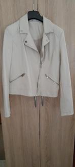 Nieuw creme beige leatherlook biker jasje mt 40, Ophalen of Verzenden, Nieuw, Maat 38/40 (M), Beige