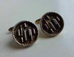 Modernist zilveren manchetknopen: Gotlieb, Den Bosch, 1970s, Sieraden, Tassen en Uiterlijk, Antieke sieraden, Ophalen of Verzenden