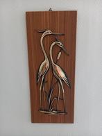 Vintage wandhanger vogels., Ophalen of Verzenden, Gebruikt