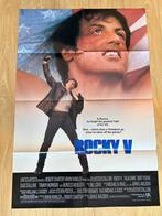 Originele filmposter “ ROCKY V “ Sylvester Stallone 1990, Verzenden, A1 t/m A3, Film en Tv, Rechthoekig Staand