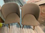 2 gratis eetkamerstoelen grijs, Huis en Inrichting, Stoelen, Ophalen, Gebruikt, Grijs, Twee