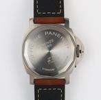 Panerai Luminor Powerreserve PAM57 44 (ALS NIEUW/ 2000), Overige merken, Overige materialen, Leer, Polshorloge