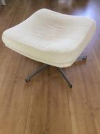 Draaibare kruk op metalen voet, Ophalen, Gebruikt, Stof, 50 tot 75 cm