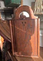 MOOIE ANTIEKE HOUTEN SCHOOLTAS, Ophalen of Verzenden