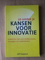 Zo ontdek je kansen voor Innovatie Jeff Gaspersz, Ophalen of Verzenden, Nieuw, Jeff Gaspersz