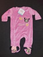 Minnie Mouse boxpakje cute en sweet velours d. roze maat 68, Kinderen en Baby's, Babykleding | Maat 68, Ophalen of Verzenden