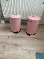 Roze prullenbakjes, Huis en Inrichting, Woonaccessoires | Prullenbakken, Minder dan 10 liter, Ophalen of Verzenden, Gebruikt, Minder dan 50 cm