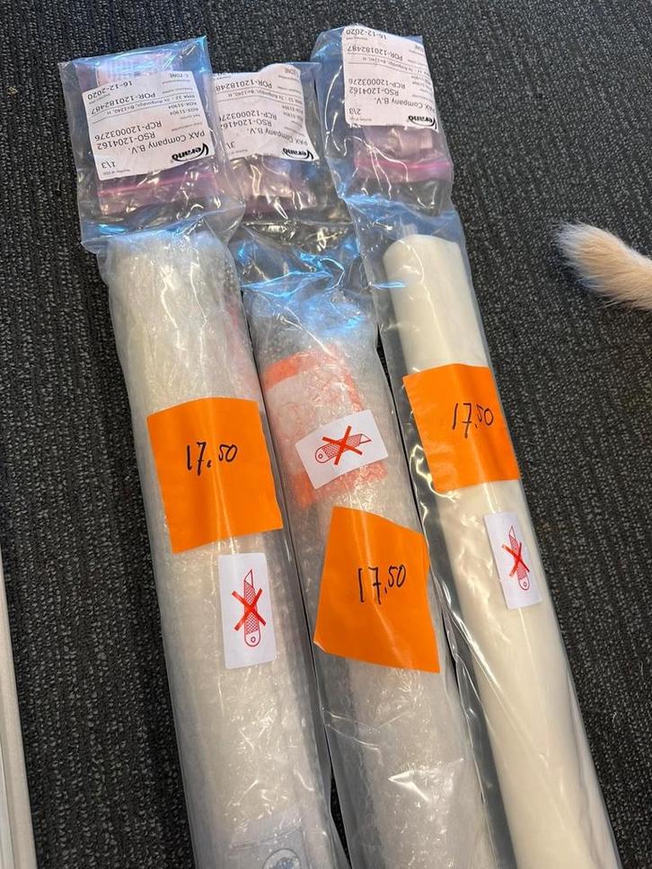 Rolgordijnen offwhite Verano zonnewering gamma verduistering, Huis en Inrichting, Stoffering | Gordijnen en Lamellen, Zo goed als nieuw