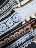 Prachtige vintage katoenen brocante partij kant, Ophalen of Verzenden, Nieuw, Kant