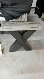 Tafelpoten X poten stalen tafel 73,5 cm hoog 2 stuks, Huis en Inrichting, Tafelonderdelen, Ophalen of Verzenden, Rechthoekig, 50 tot 100 cm