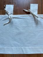 Kort gordijn valletje met lussen, Crème, Verzenden, Zo goed als nieuw, 200 cm of meer