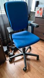 Professionele Ahrend bureaustoel verstelbaar | ergonomisch, Ophalen, Blauw, Zo goed als nieuw, Bureaustoel