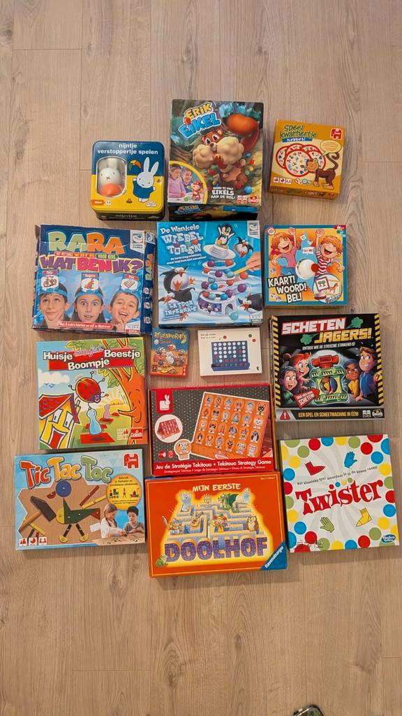 Diverse leuke spellen voor kinderen!, Hobby en Vrije tijd, Gezelschapsspellen | Bordspellen, Gebruikt, Een of twee spelers, Drie of vier spelers