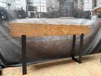 Side table oud eiken balk dressoir bijzettafel, Ophalen, 100 tot 150 cm, Rustic modern, Nieuw