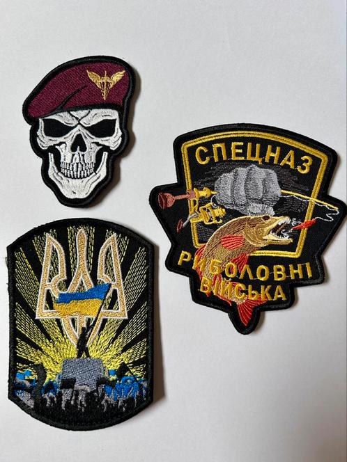 Militaire & Humoristische Patches – Oekraïense Symboliek, Verzamelen, Militaria | Algemeen, Landmacht, Embleem of Badge, Nederland