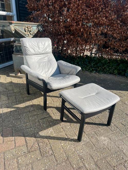 Design faultuil met Hocker, G Mobel, Tuin en Terras, Tuinsets en Loungesets, Zo goed als nieuw, 2 zitplaatsen, Hocker, Ophalen of Verzenden