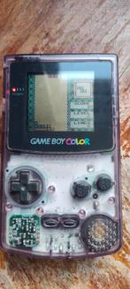 Gameboy color transparant paars, Spelcomputers en Games, Ophalen of Verzenden, Gebruikt, Game Boy Color