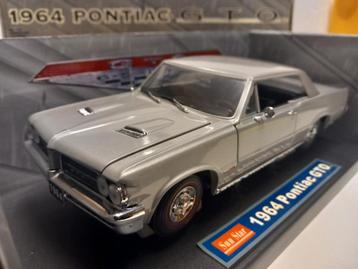 Pontiac GTO zilver grijs 1964 Sun Star metal 1:18 KRD beschikbaar voor biedingen