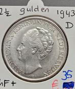 rijksdaalder 1943D Wilhelmina Nederland, Postzegels en Munten, Munten | Nederland, Verzenden, Zilver, Koningin Wilhelmina, Losse munt