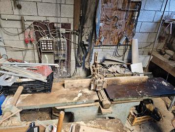 Hout freesbank freesmachine frees van der loo beschikbaar voor biedingen