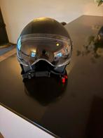 Scooter helm zwart Vito Jet Leer maat xs 53-54cm, Ophalen of Verzenden, Zo goed als nieuw, Extra small of kleiner