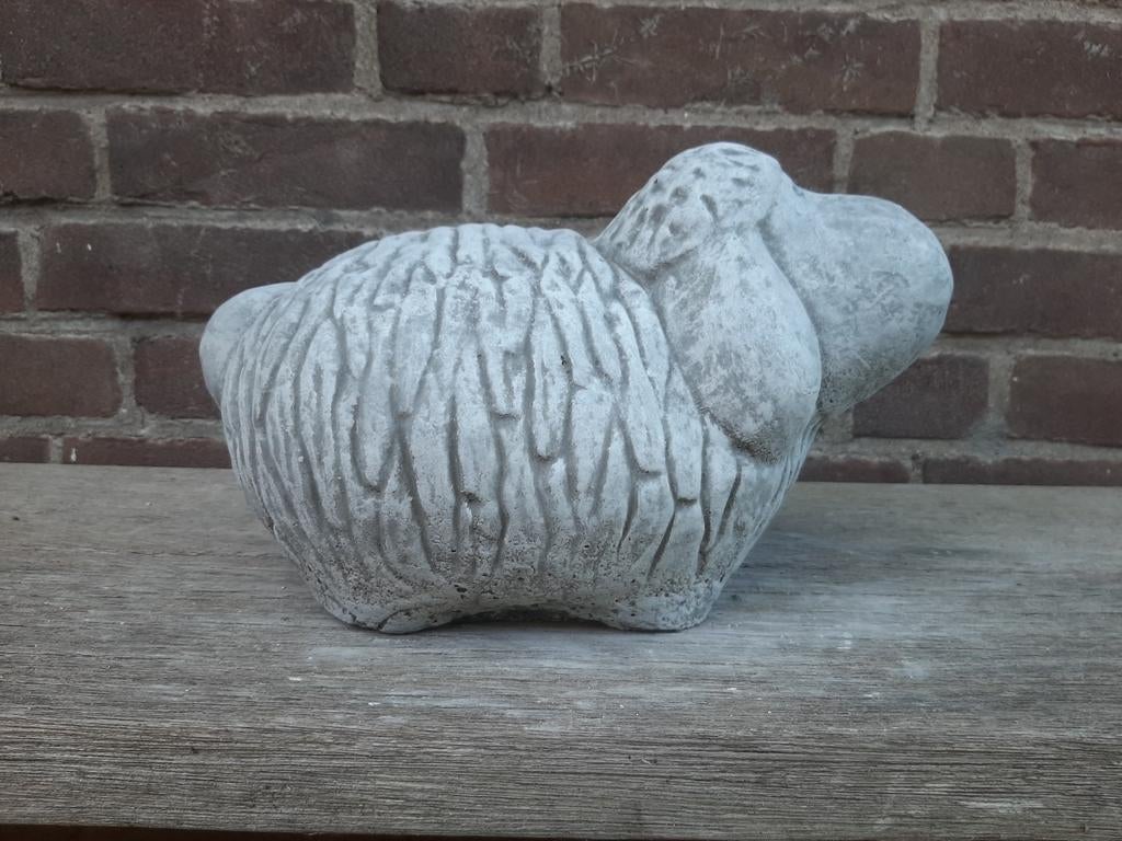 Schaap betonnen beeld tuinbeeld beton, Tuin en Terras, Ophalen of Verzenden