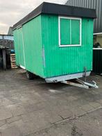 Leuke pipowagen schaftwagen bouwkeet, Ophalen, Gebruikt