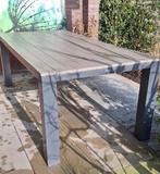 Tuintafel met stoelen van Garden Impression, Tuin en Terras, Ophalen, Overige materialen, 6 zitplaatsen, Zo goed als nieuw