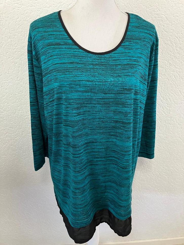 designer maat 54 valt als 50 oksel tot oksel 70 cm-7/8 mouw, Kleding | Dames, Grote Maten, Zo goed als nieuw, Blouse of Tuniek