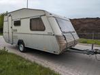 Kip 45 TLB luxe caravan in topstaat met voortent en luifel, Hordeur, Dwars-stapelbed, 5 tot 6 meter, Particulier