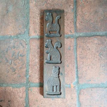 Speculaasplank met 3 dieren beschikbaar voor biedingen