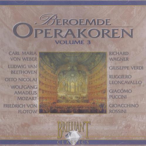 Cd: beroemde operakoren, volume 3, Cd's en Dvd's, Cd's | Klassiek, Gebruikt, Opera of Operette, Romantiek, Ophalen of Verzenden