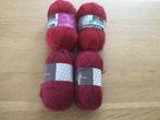 4 bollen fijne sokkenwol 75% wol, Hobby en Vrije tijd, Ophalen of Verzenden, Nieuw, Breien of Haken, Wol of Garen