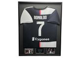Cristiano Ronaldo Juventus 19/20 ingelijst thuis Shirt, Buitenlandse clubs, Soccersignings.nl, Shirt, Nieuw