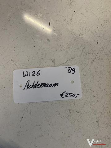 Mercedes W126 Achterruit 1989 beschikbaar voor biedingen