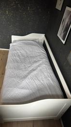 1 persoonsbed, uitschuifbaar naar 2, Huis en Inrichting, Slaapkamer | Bedden, Ophalen, Gebruikt, 90 cm, Eenpersoons