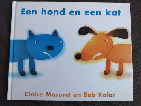 Claire Masurel - Een hond en een kat, Boeken, Kinderboeken | Baby's en Peuters, Zo goed als nieuw, Ophalen of Verzenden