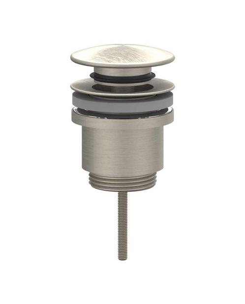 Wastafel afvoer IVY geborsteld nickel PVD, Doe-het-zelf en Verbouw, Buizen en Afvoer, Nieuw, Afvoer, Minder dan 2 meter, Ophalen of Verzenden